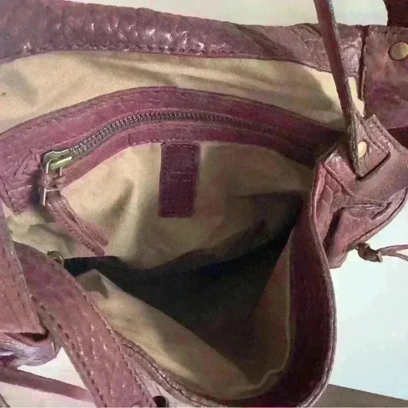 Leather Messenger Bag Crossbody Flap Over Purse Shoulder Bag Satchel - Picture 9 of 14